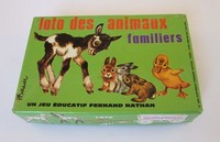 Loto des animaux familiers de F. Nathan