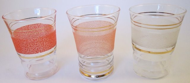 Verres à apéritif années 50